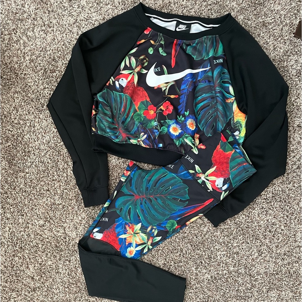 Nike Tropical Floral Outfit 🌺